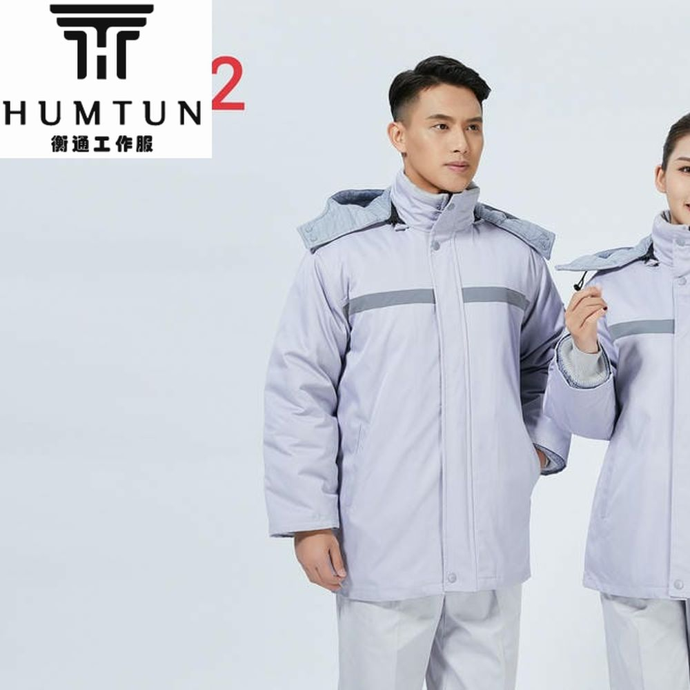 冬季防靜電全線(xiàn)卡可脫卸棉膽 短款棉衣 工裝定制